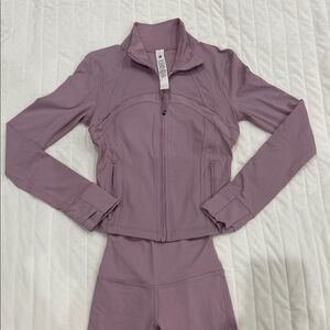 Lululemon Define jacket and leggings set size 4